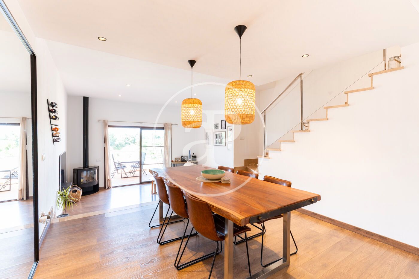 Dining room of Duplex to rent in Costitx  with Air Conditioner, Heating and Private garden