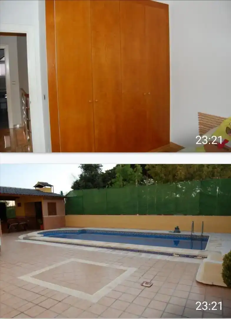 Jardín de Casa o chalet en venta en  Murcia Capital con Aire acondicionado y Piscina
