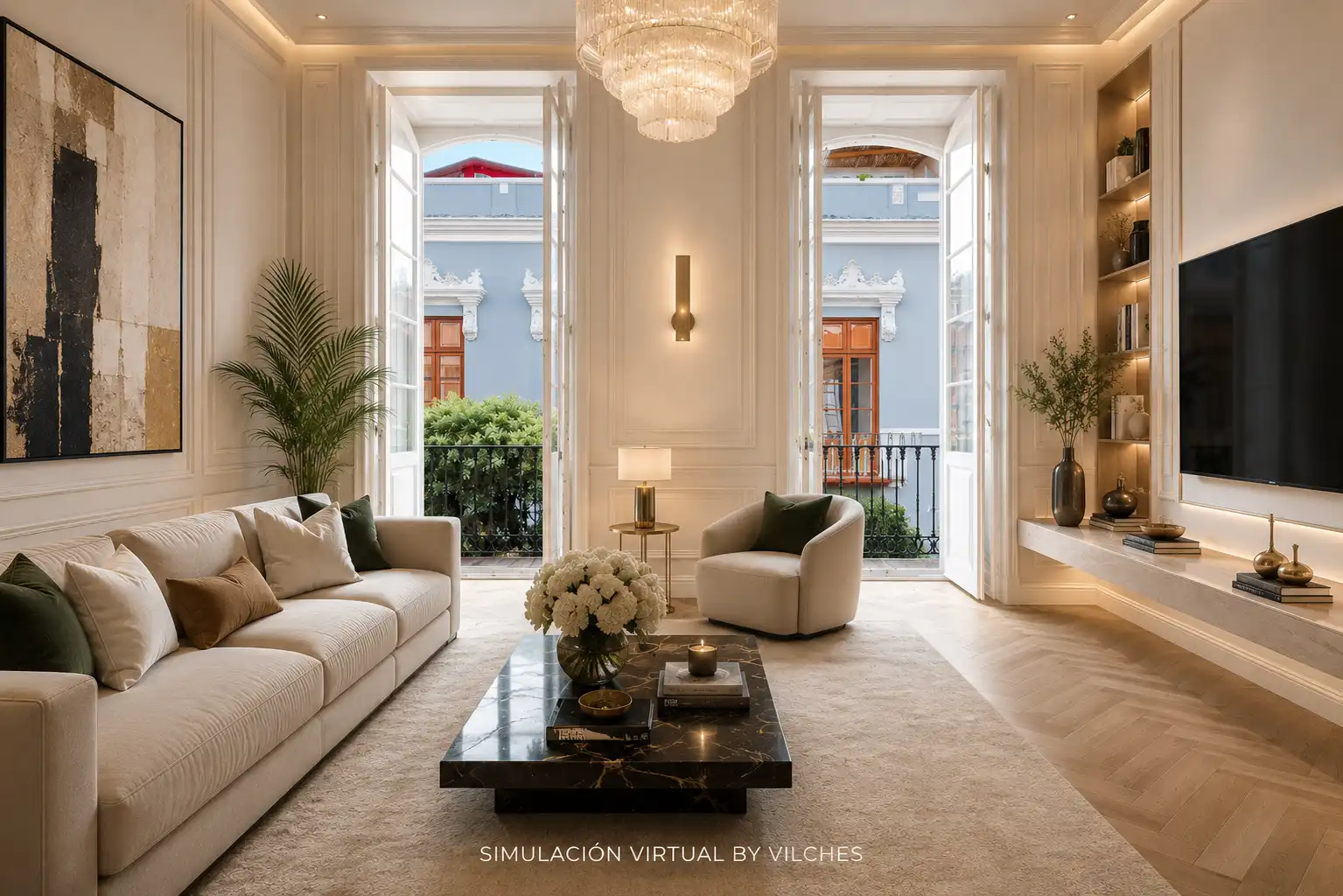 Sala de estar de Casa adosada en venta en Las Palmas de Gran Canaria con Terraza y Balcón