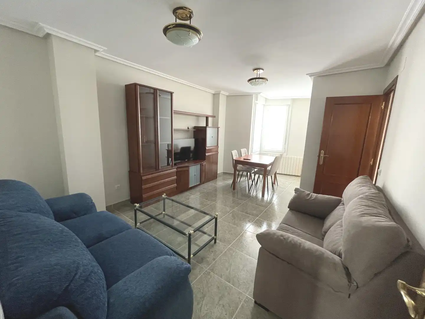 Living room of Flat for rent in Salamanca  with Heating, Furnished and Balcony
