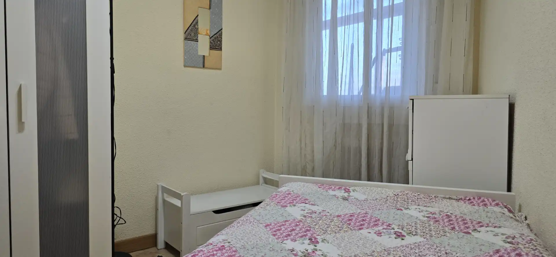 Bedroom of Flat for sale in Madrid  with Heating, Private garden and Terrace