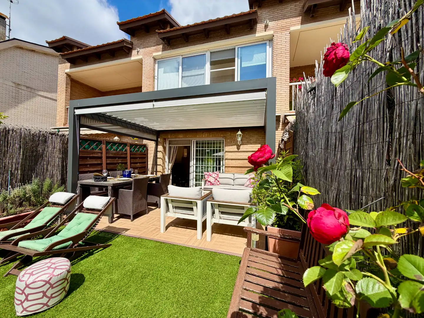 Terraza de Casa adosada en venta en Begues con Aire acondicionado, Calefacción y Jardín privado