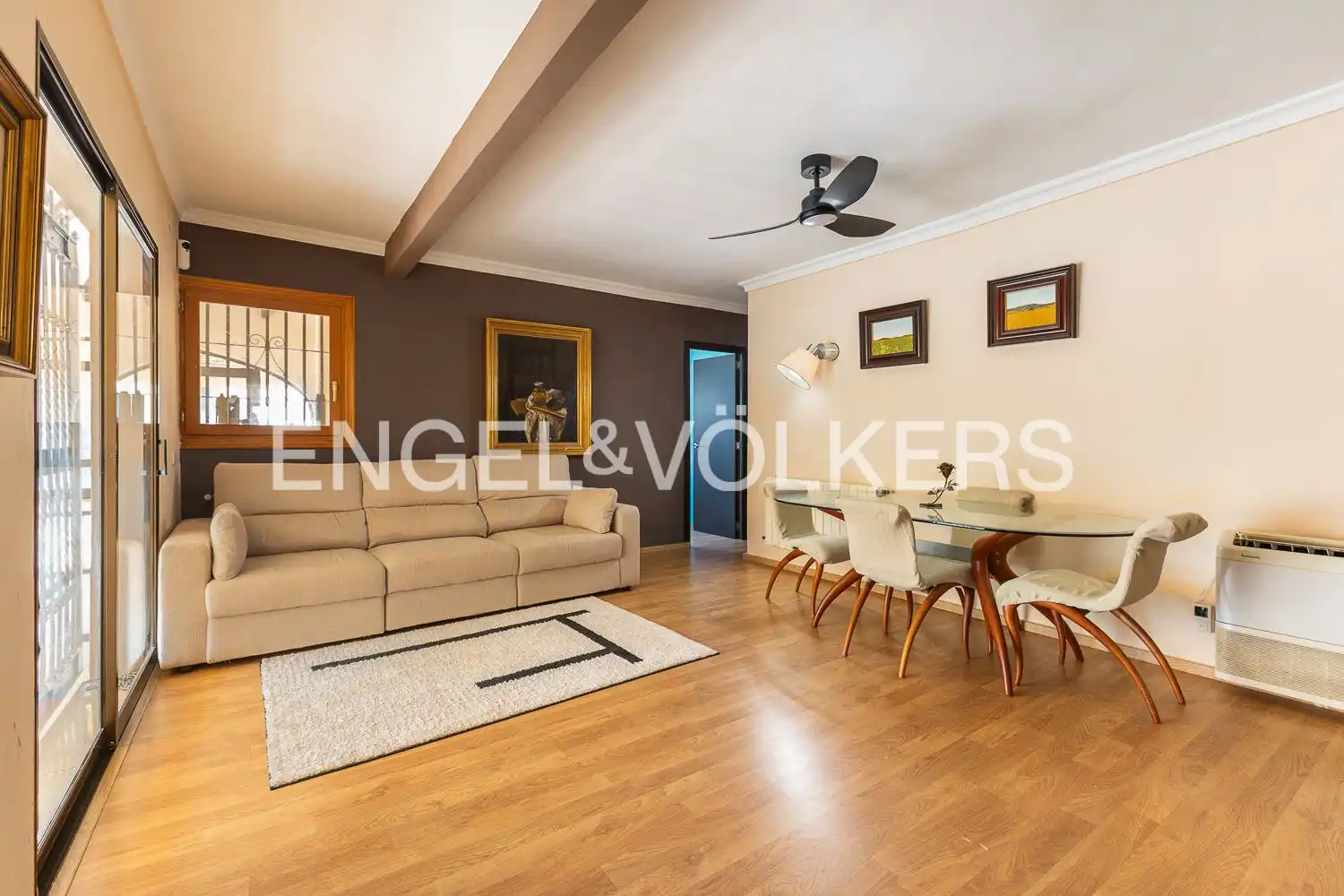 Sala de estar de Casa o chalet en venta en Dénia con Calefacción, Jardín privado y Parquet
