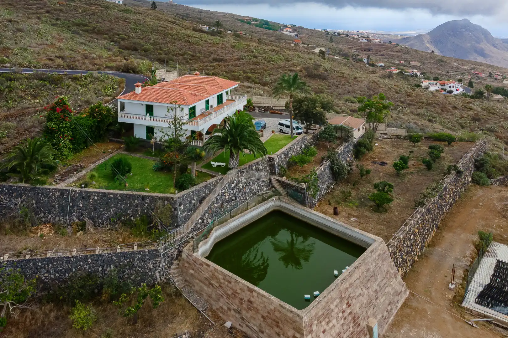 Vista exterior de Finca rústica en venta en Arona con Aire acondicionado, Terraza y Trastero