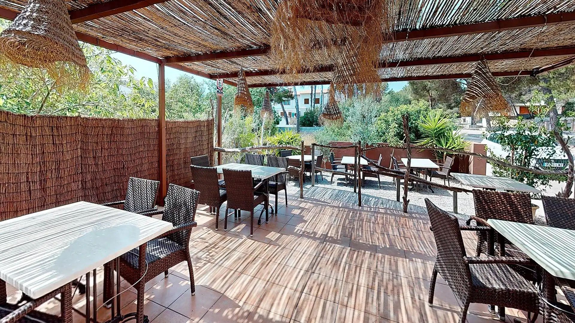 Terrasse von Geschaftsraum zum Verkauf in Santa Margalida mit Klimaanlage und Möbliert