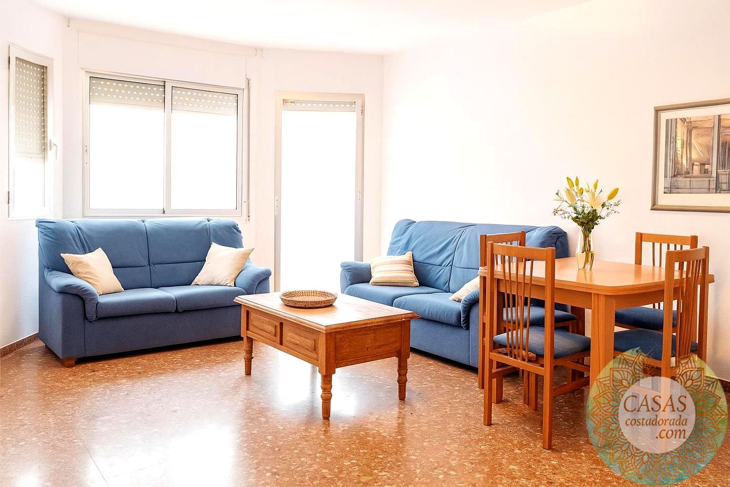 Living room of Flat for sale in L'Ametlla de Mar   with Balcony