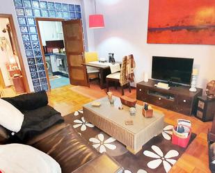 Living room of Flat for sale in Oviedo   with Heating, Parquet flooring and Balcony