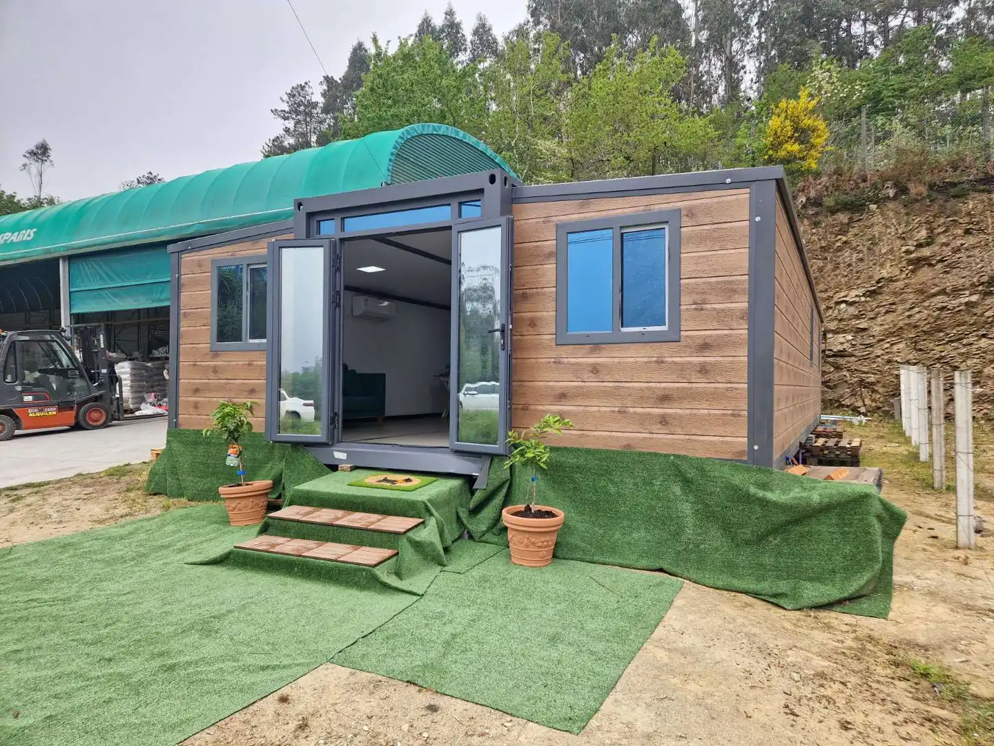 Vista exterior de Casa o chalet en venta en Rois con Aire acondicionado, Calefacción y Amueblado