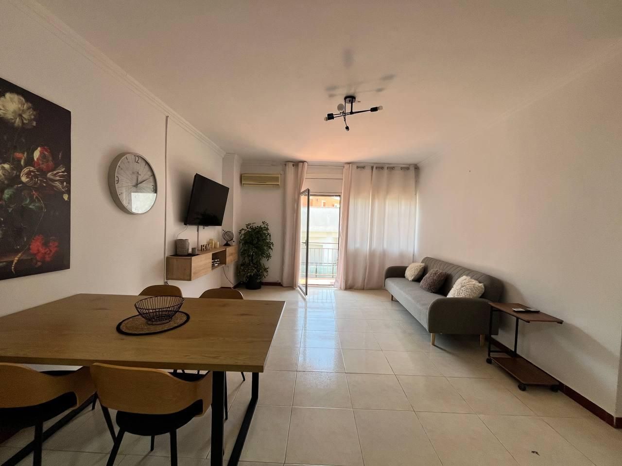 Living room of Flat to rent in Roses  with Air Conditioner, Terrace and Furnished