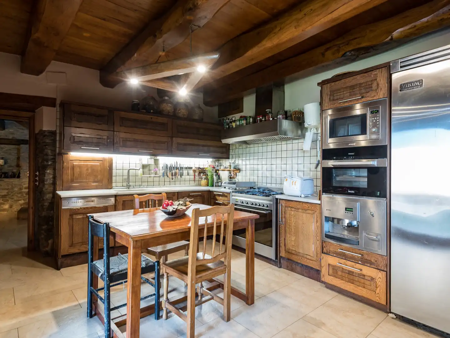 Cocina de Finca rústica en venta en Fogars de Montclús con Calefacción, Jardín privado y Trastero