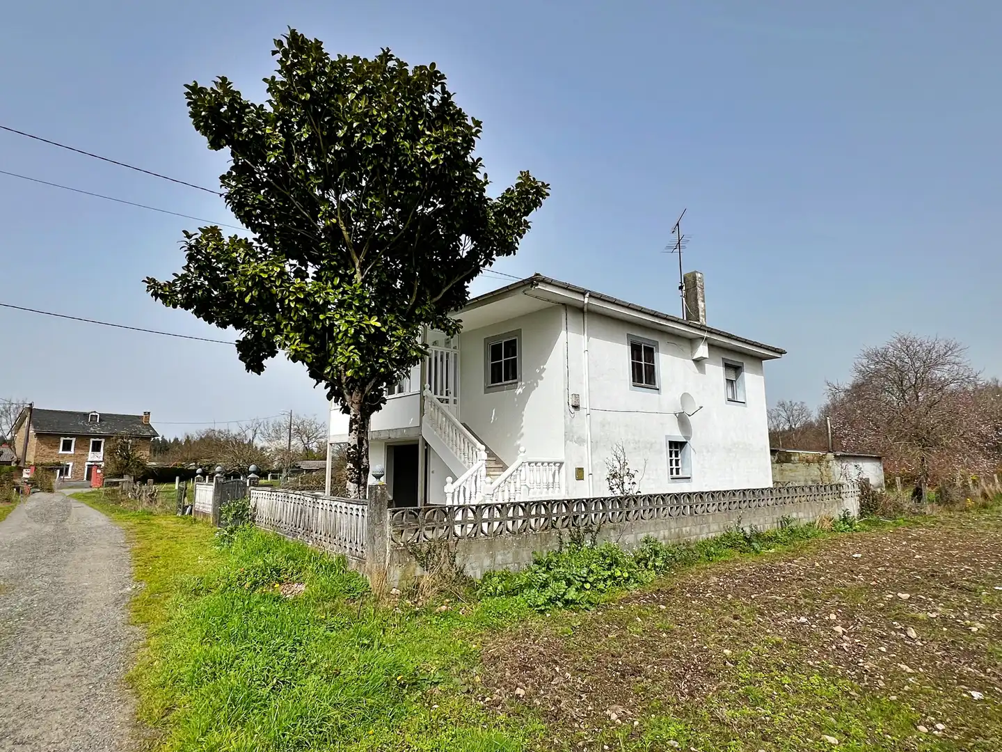 Exterior view of Houses for sale in Cospeito  with Heating, Private garden and Furnished