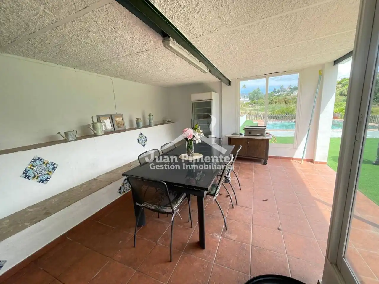 Jardí de Finca rústica en venda en Estepona amb Aire condicionat, Jardí privat i Terrassa