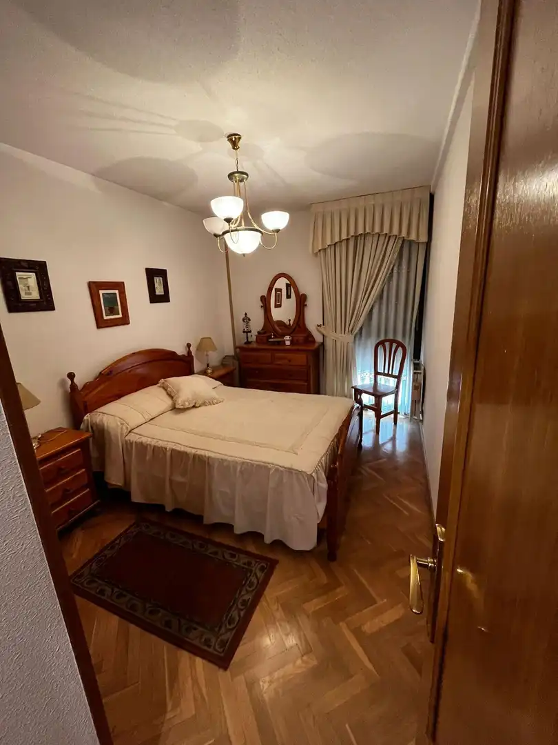 Bedroom of Flat for rent in Móstoles  with Air Conditioner, Heating and Parquet flooring