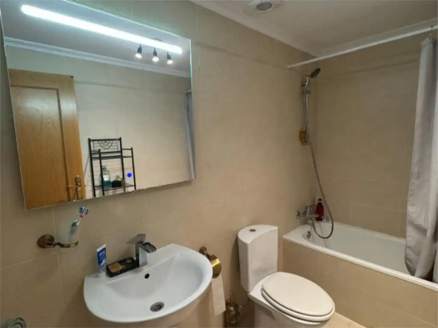 Bany de Apartament en venda en Calpe / Calp amb Aire condicionat, Piscina i Balcó