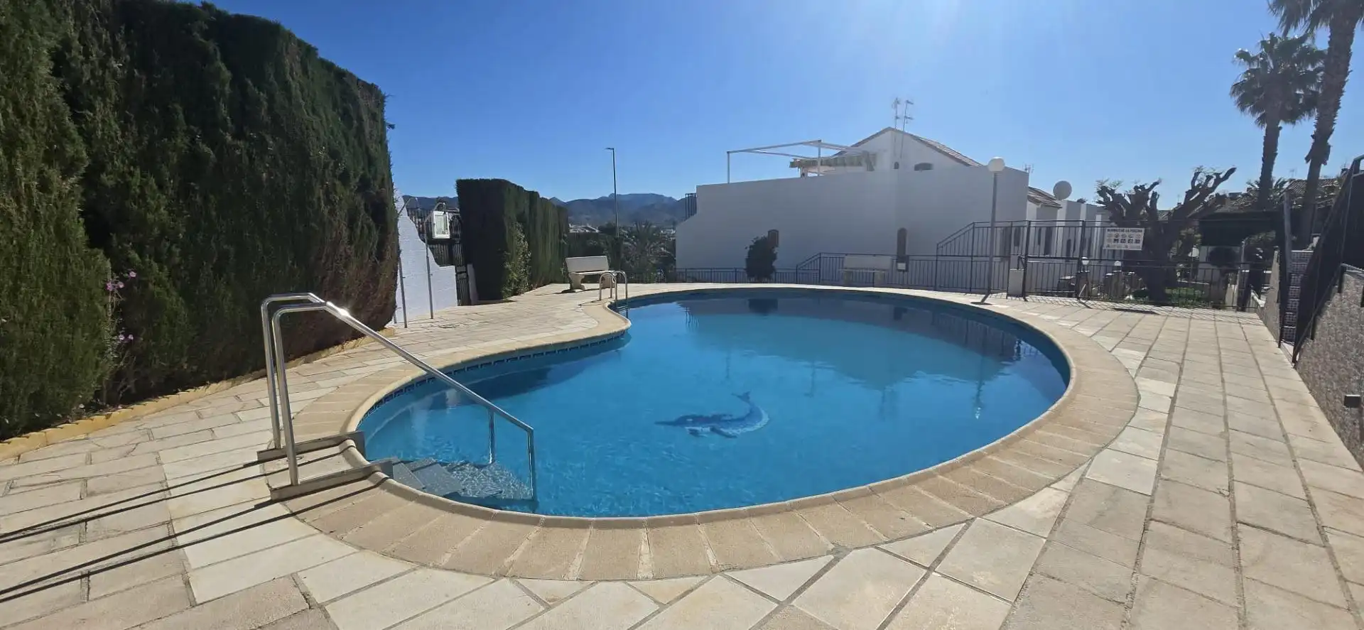 Piscina de Apartament en venda en Mazarrón amb Aire condicionat, Parquet i Moblat