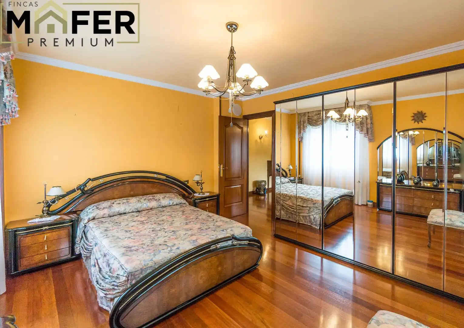 Schlafzimmer von Haus oder Chalet zum Verkauf in Ampuero mit Heizung, Privatgarten und Parkett