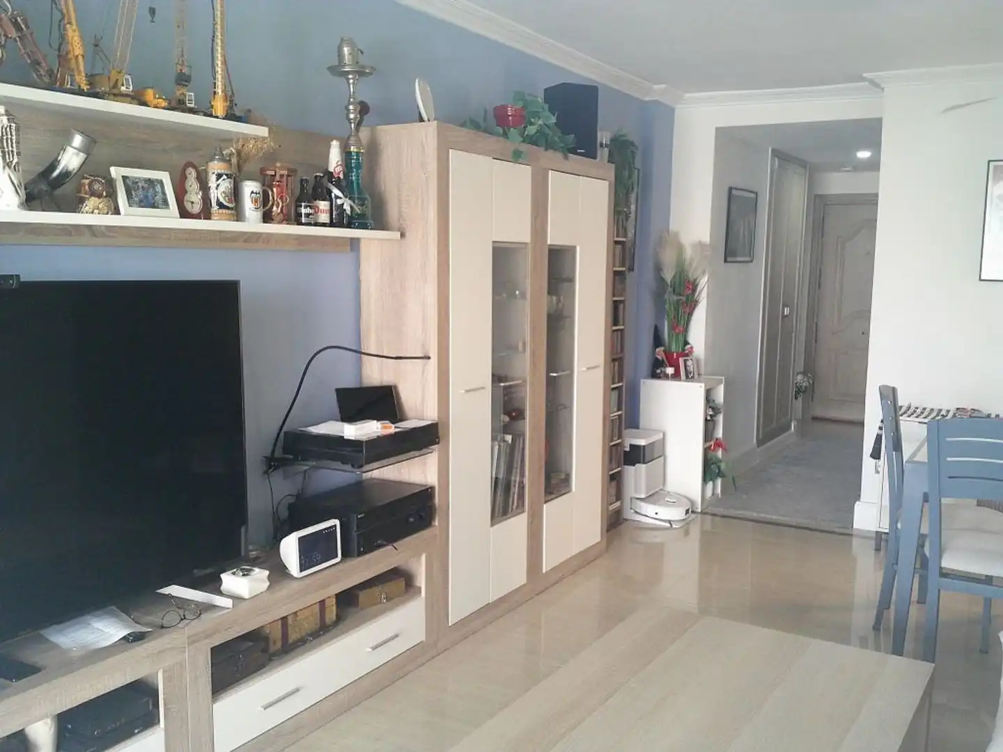 Sala de estar de Piso en venta en Garrucha con Aire acondicionado, Terraza y Trastero