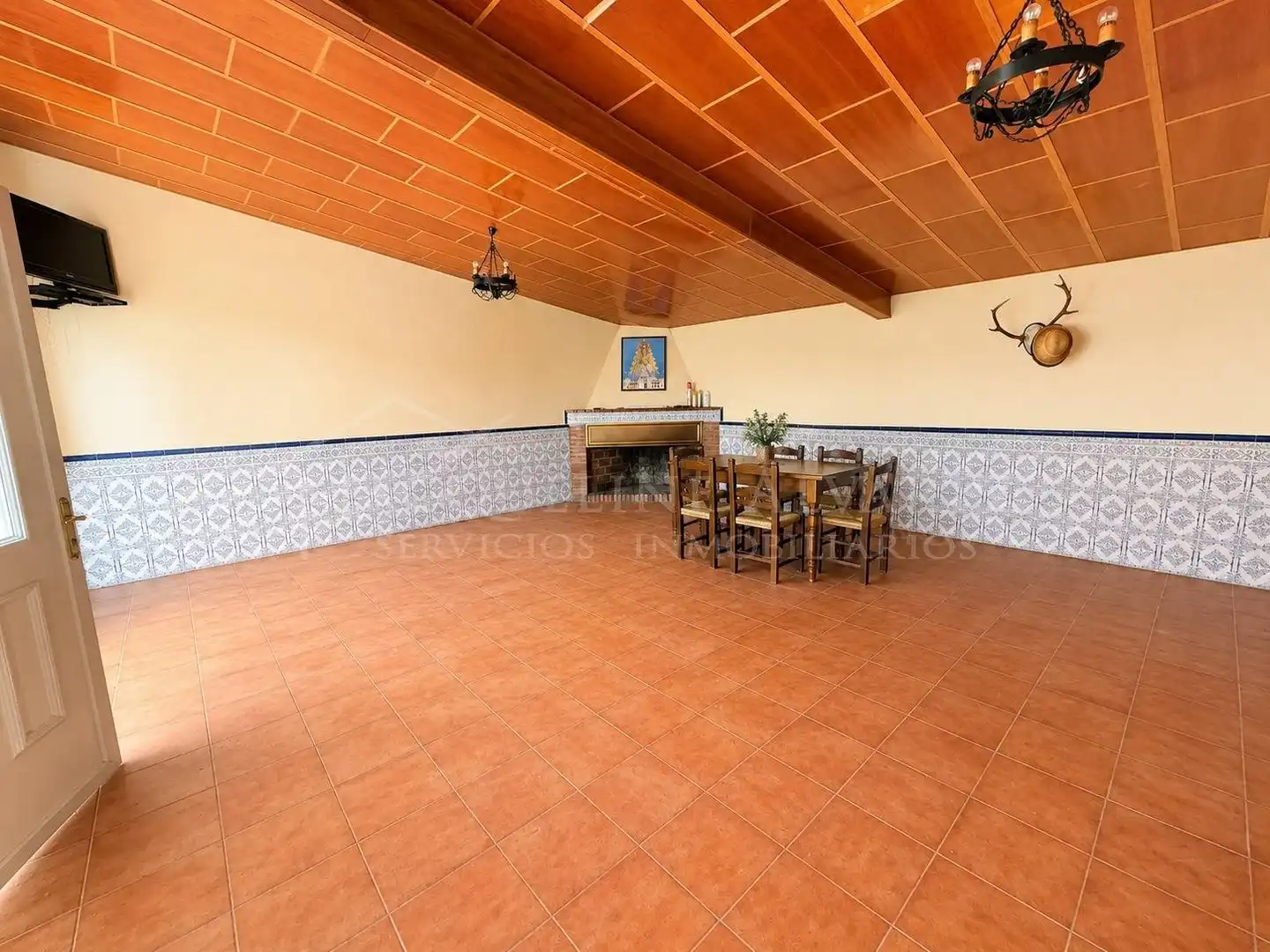 Comedor de Finca rústica en venta en Yeles con Jardín privado