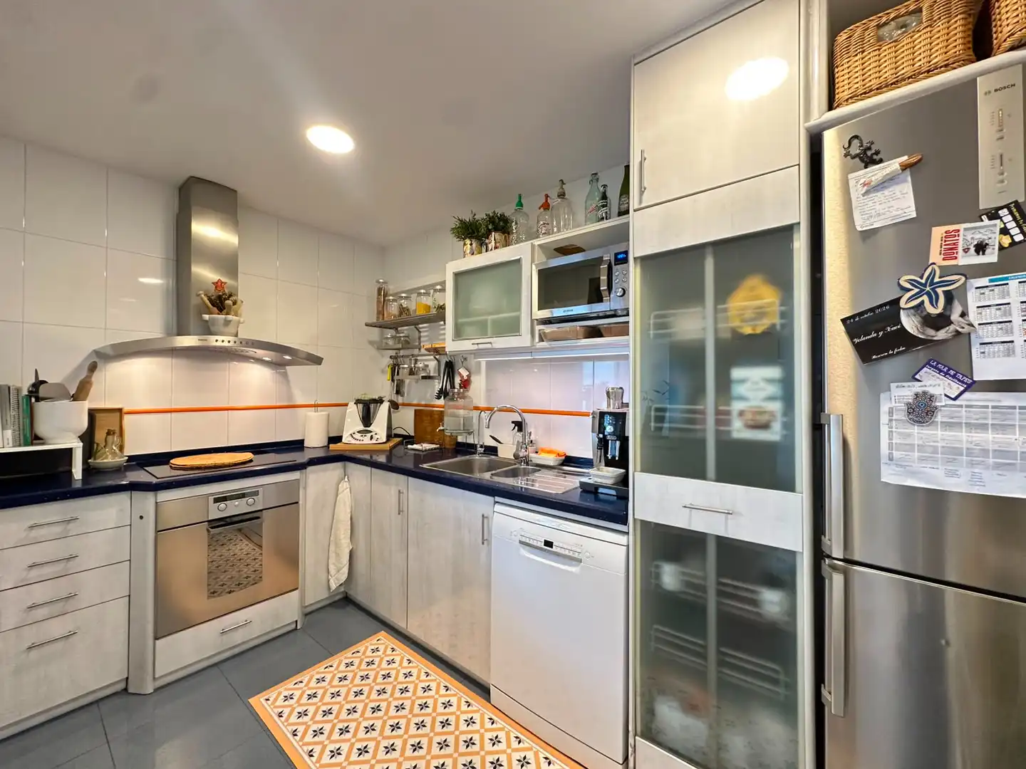 Kitchen of Ground floor for sale in Badalona  with Air Conditioner, Heating and Terrace