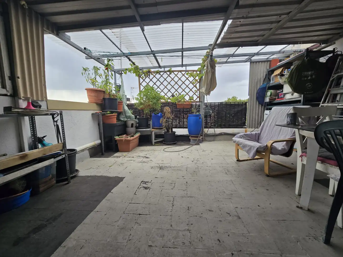 Terrasse von Dachboden zum Verkauf in Sabadell mit Terrasse und Balkon
