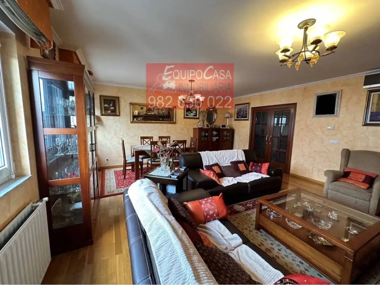 Sala de estar de Dúplex en venta en Lugo con Aire acondicionado, Calefacción y Parquet