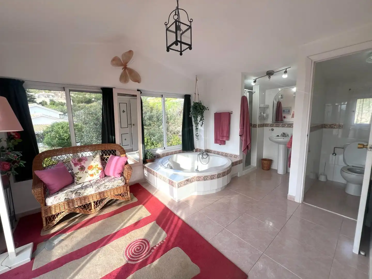 Bathroom of Houses for rent in Mijas  with Private garden, Terrace and Swimming Pool
