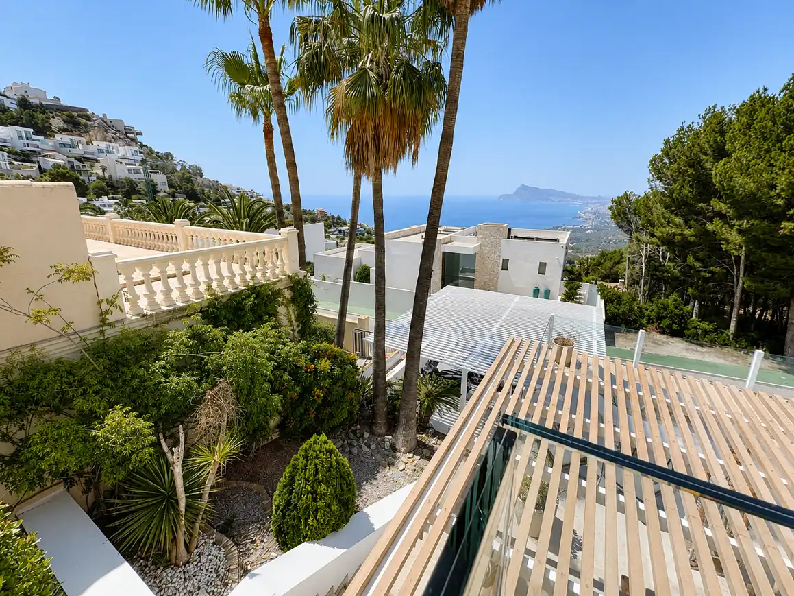 Vista exterior de Casa o chalet en venta en Altea con Aire acondicionado, Calefacción y Jardín privado