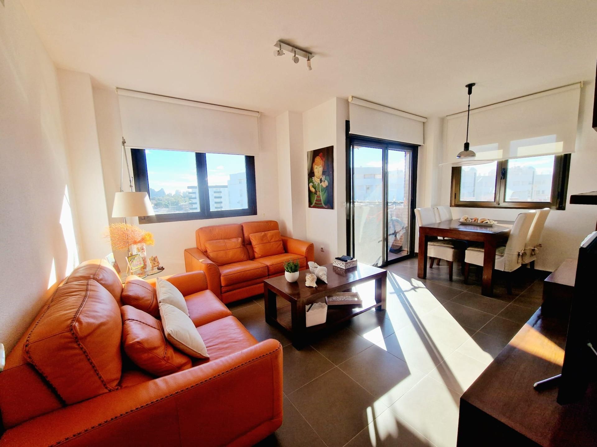 Sala d'estar de Apartament en venda en Águilas amb Aire condicionat, Terrassa i Traster