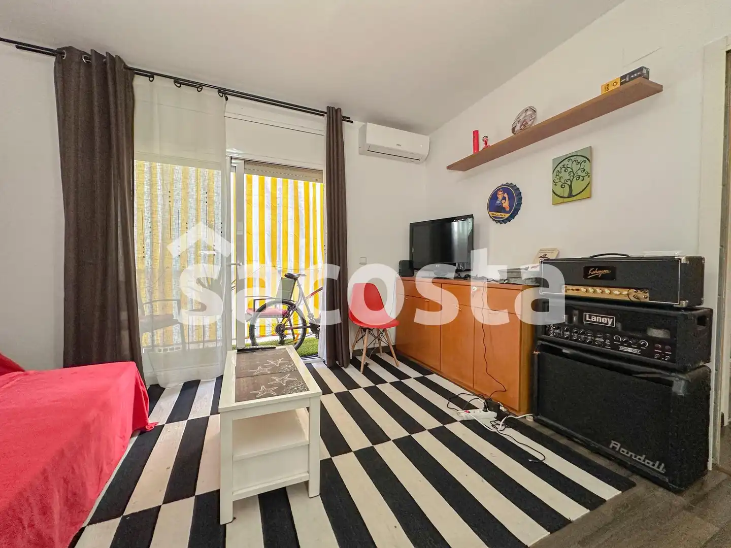 Sala d'estar de Pis en venda en Blanes amb Aire condicionat, Calefacció i Parquet