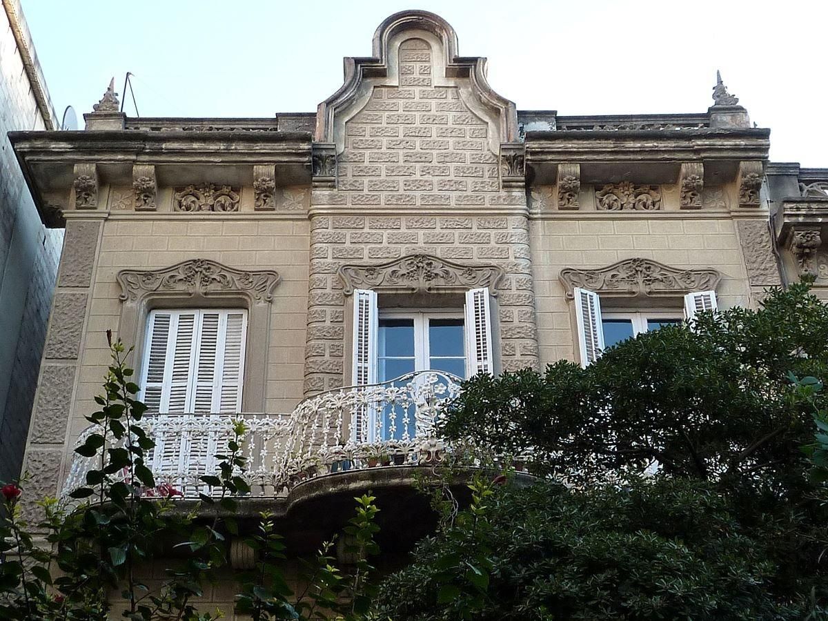 Vista exterior de Casa o xalet en venda en  Barcelona Capital amb Calefacció, Jardí privat i Terrassa