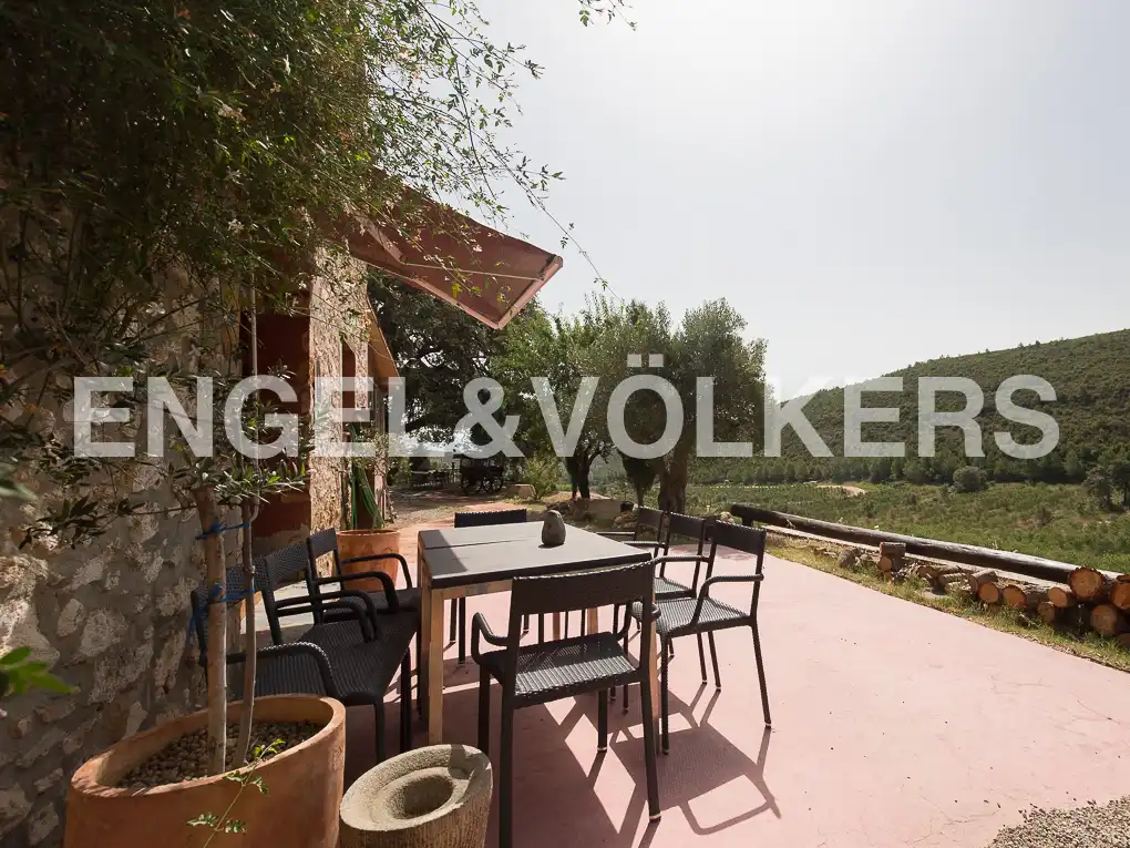 Terraza de Casa o chalet en venta en Enguera con Aire acondicionado, Calefacción y Jardín privado