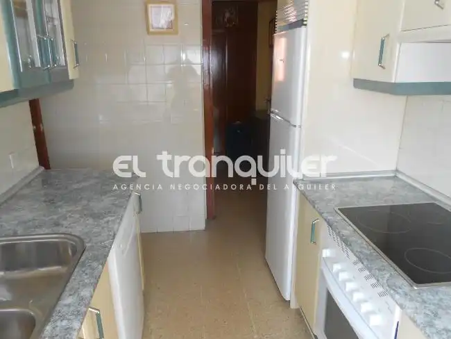 Kitchen of Flat for sale in Madrid  with Air Conditioner, Terrace and Furnished