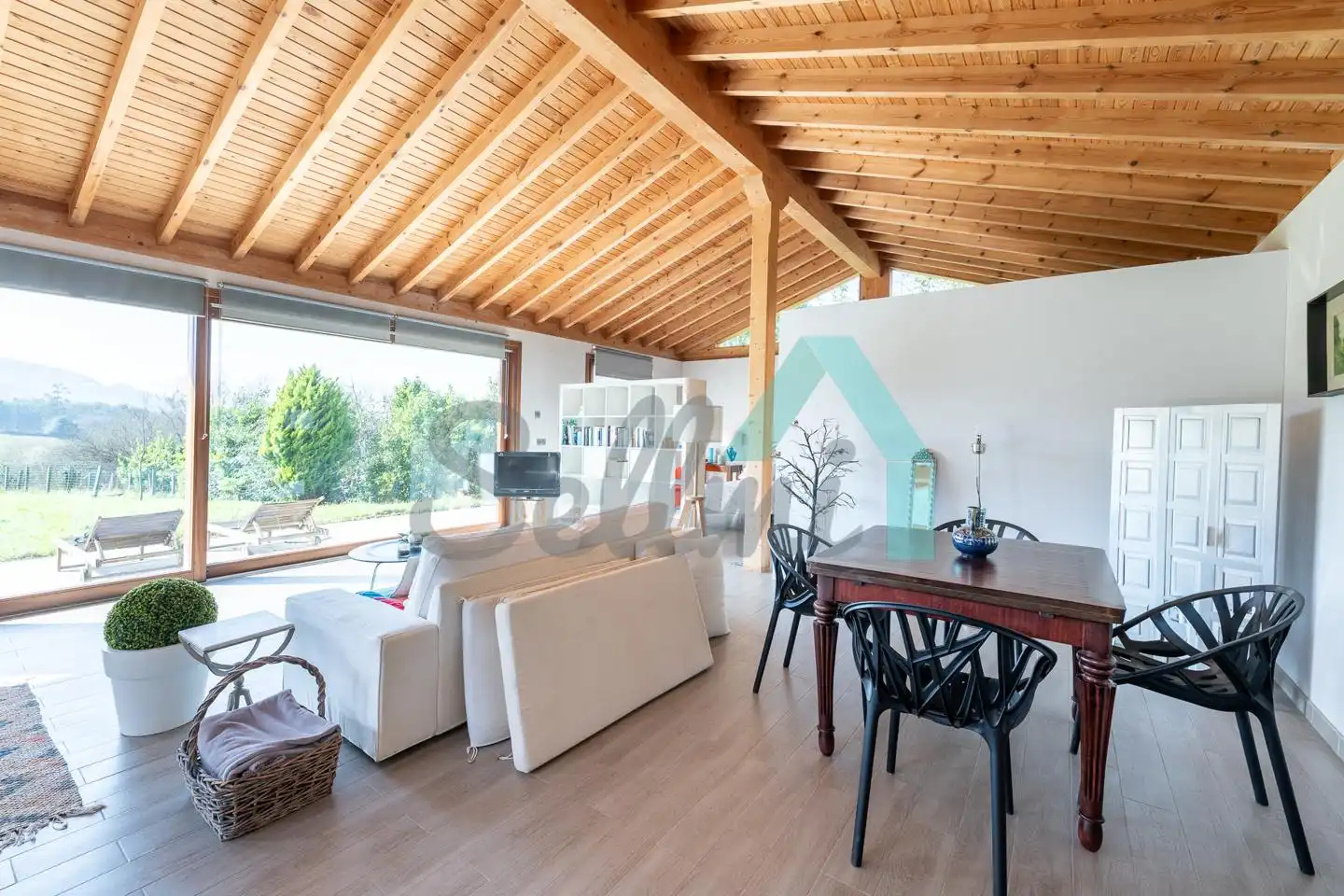 Sala de estar de Casa o chalet de alquiler en Villaviciosa con Calefacción, Jardín privado y Terraza