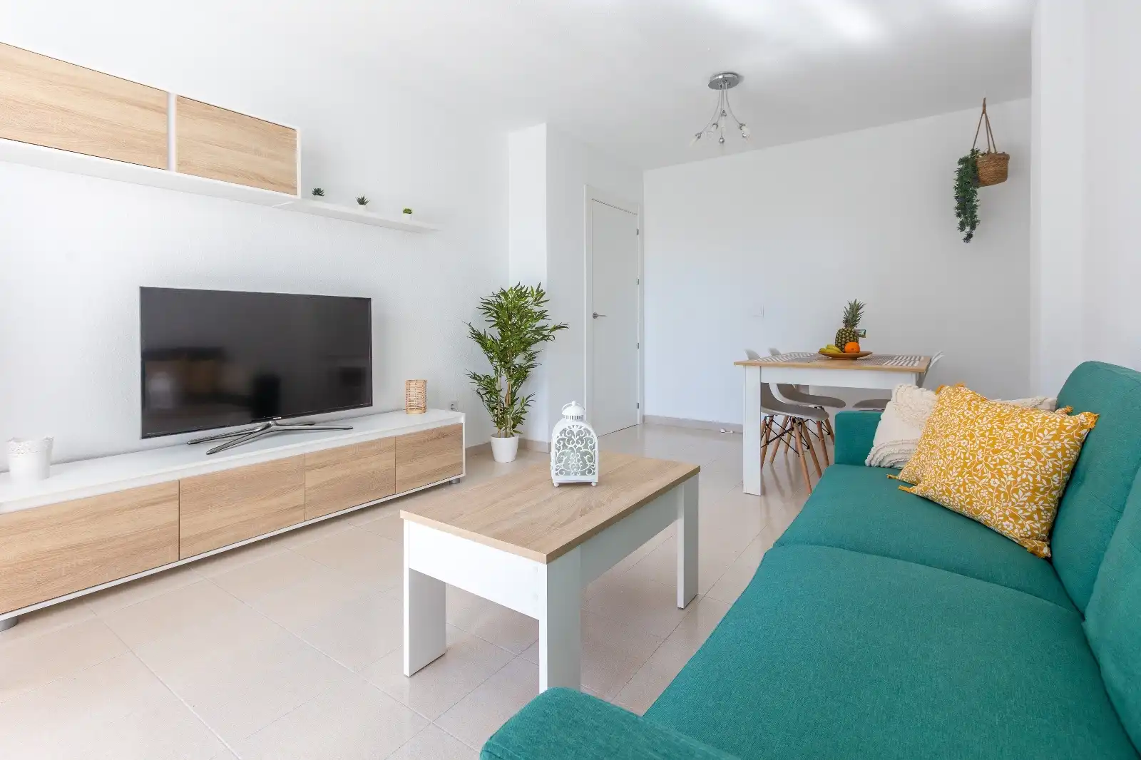 Wohnzimmer von Wohnungen zur Miete in Villajoyosa / La Vila Joiosa mit Terrasse, Schwimmbad und Möbliert