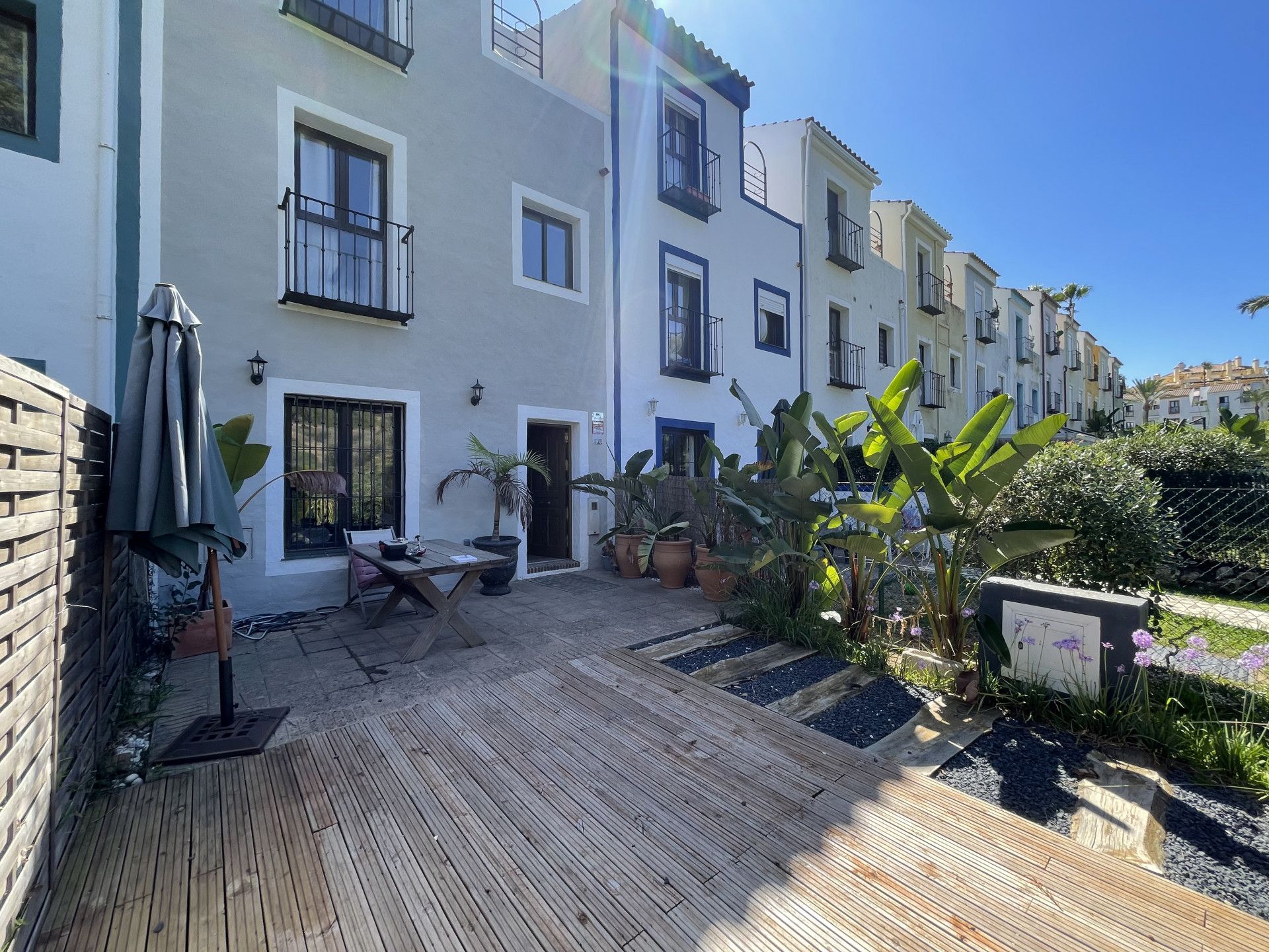 Exterior view of Single-family semi-detached for sale in Casares  with Air Conditioner, Private garden and Terrace