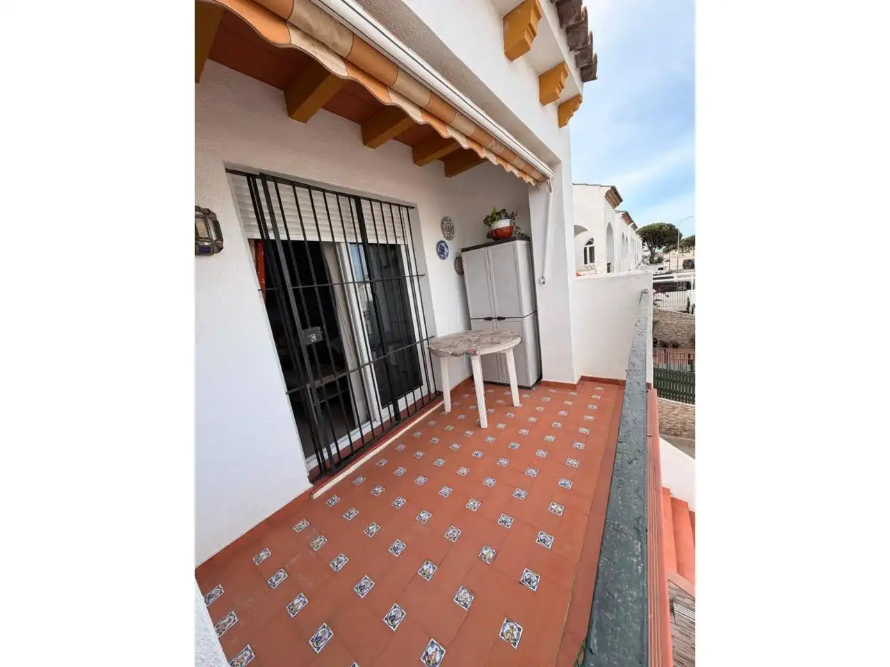 Terrasse von Wohnung zum Verkauf in Chiclana de la Frontera mit Klimaanlage, Terrasse und Abstellraum