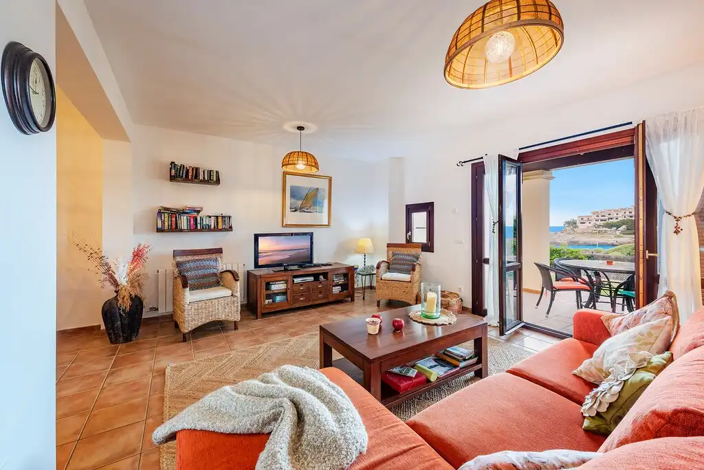 Sala de estar de Finca rústica en venta en Manacor con Aire acondicionado, Calefacción y Terraza