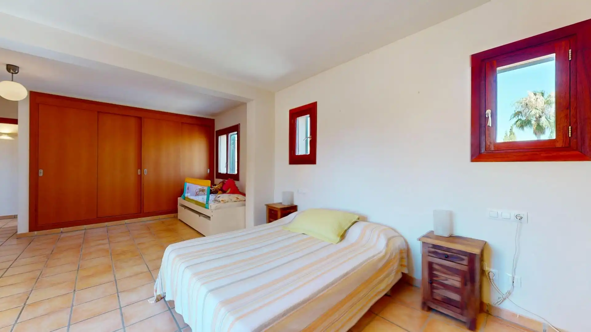 Dormitori de Casa o xalet en venda en  Palma de Mallorca amb Aire condicionat, Jardí privat i Terrassa