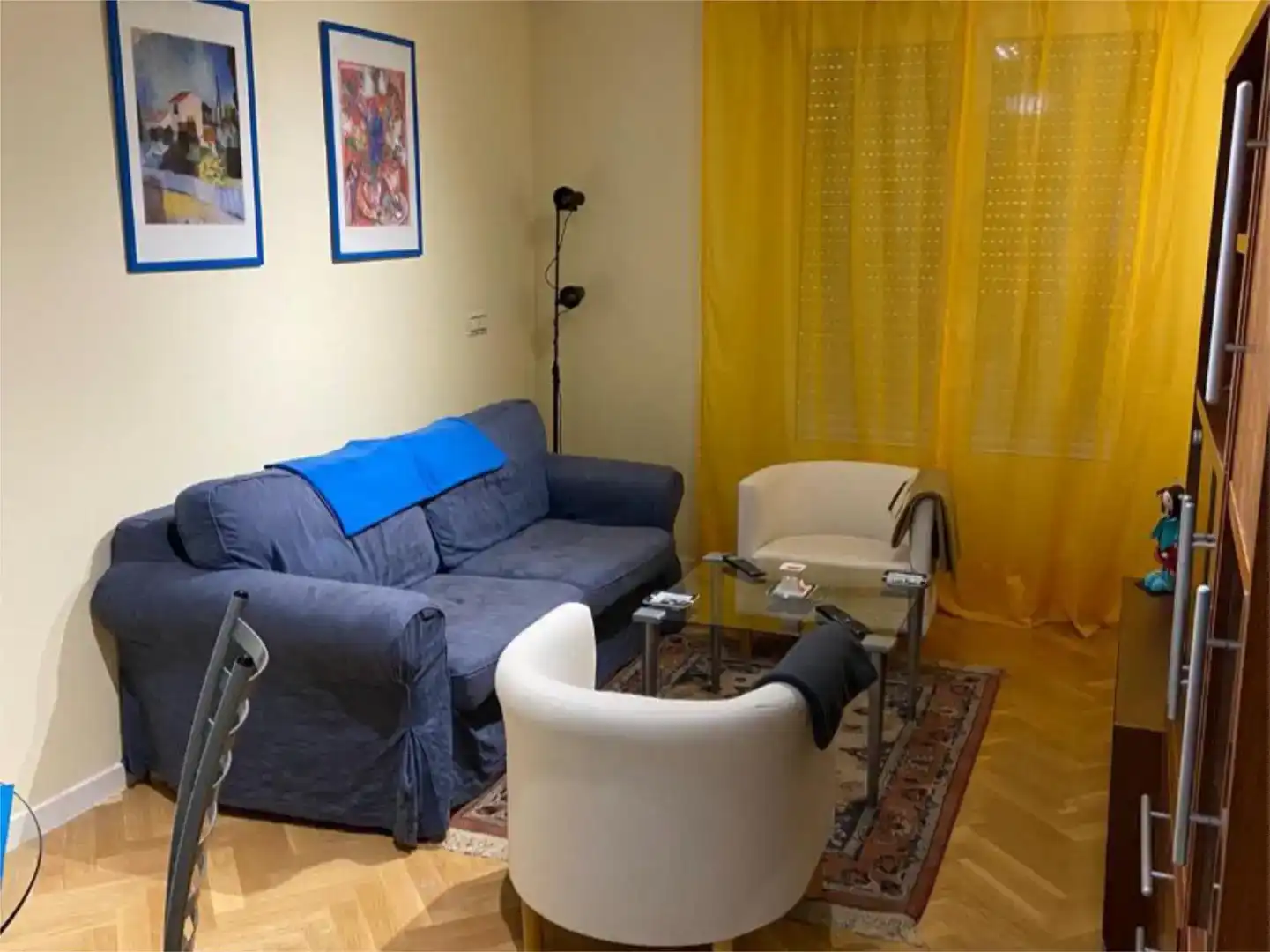 Sala d'estar de Dúplex de lloguer en Tarancón amb Parquet, Moblat i Balcó
