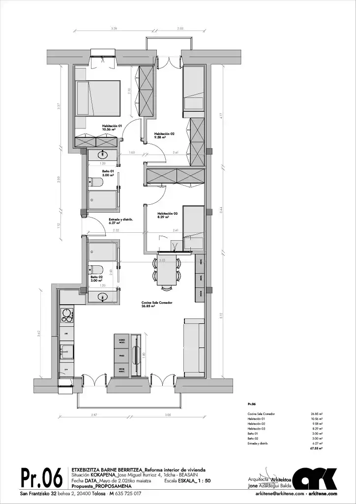 Flat with lift for sale in Jose Migel Iturriotz Kalea