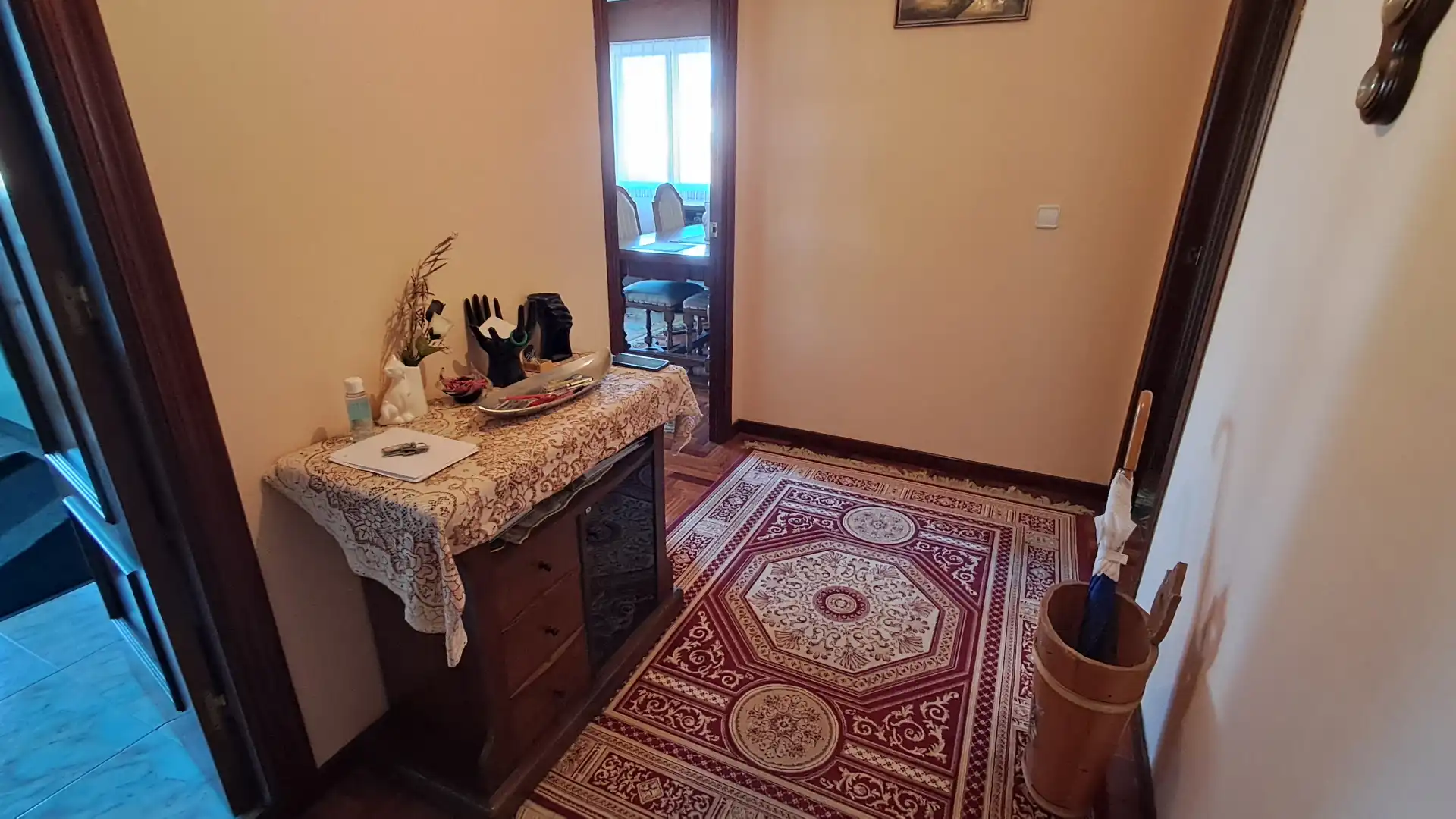 Esszimmer von Wohnung zum Verkauf in Vigo  mit Heizung, Parkett und Abstellraum