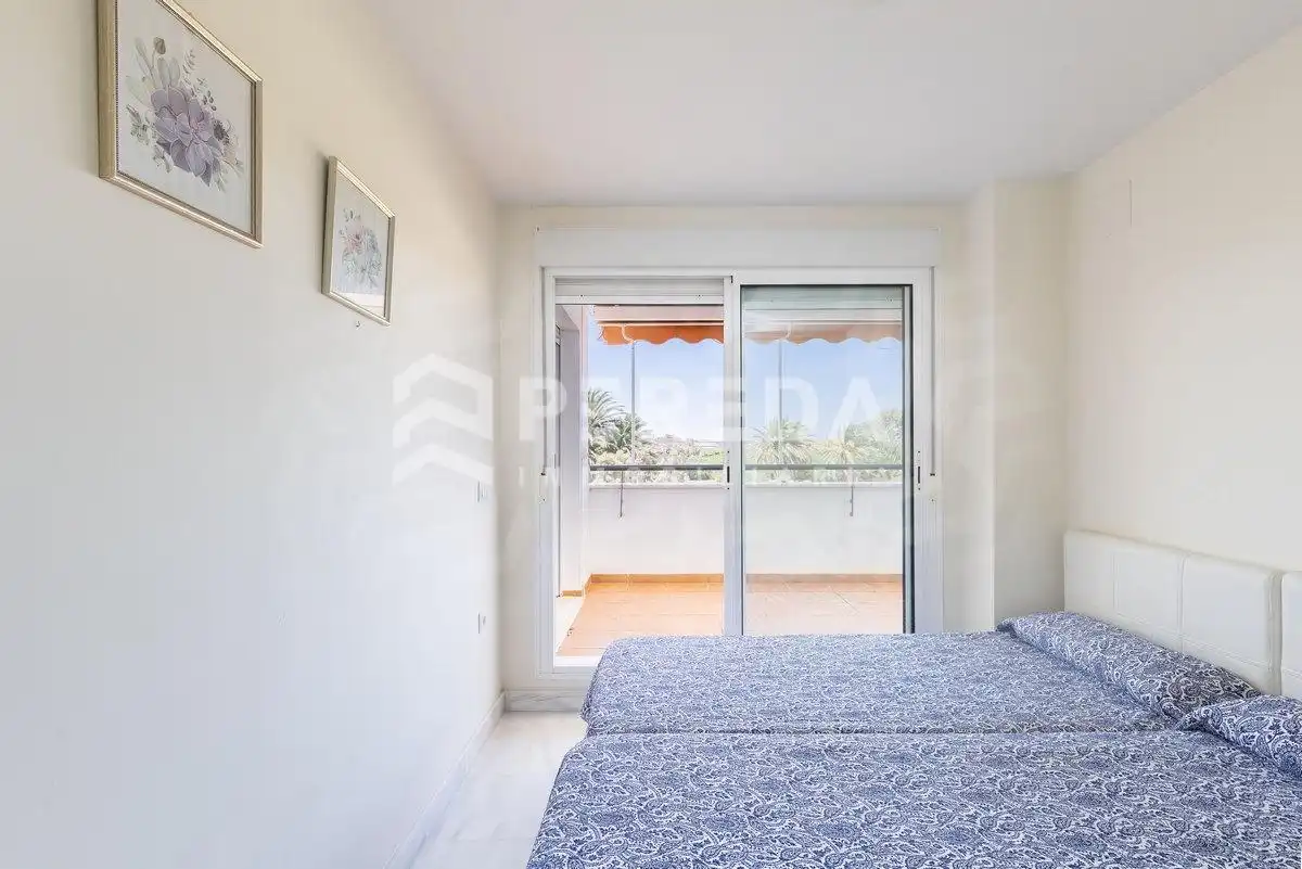 Bedroom of Apartments for sale in Roquetas de Mar  with Air Conditioner, Private garden and Terrace