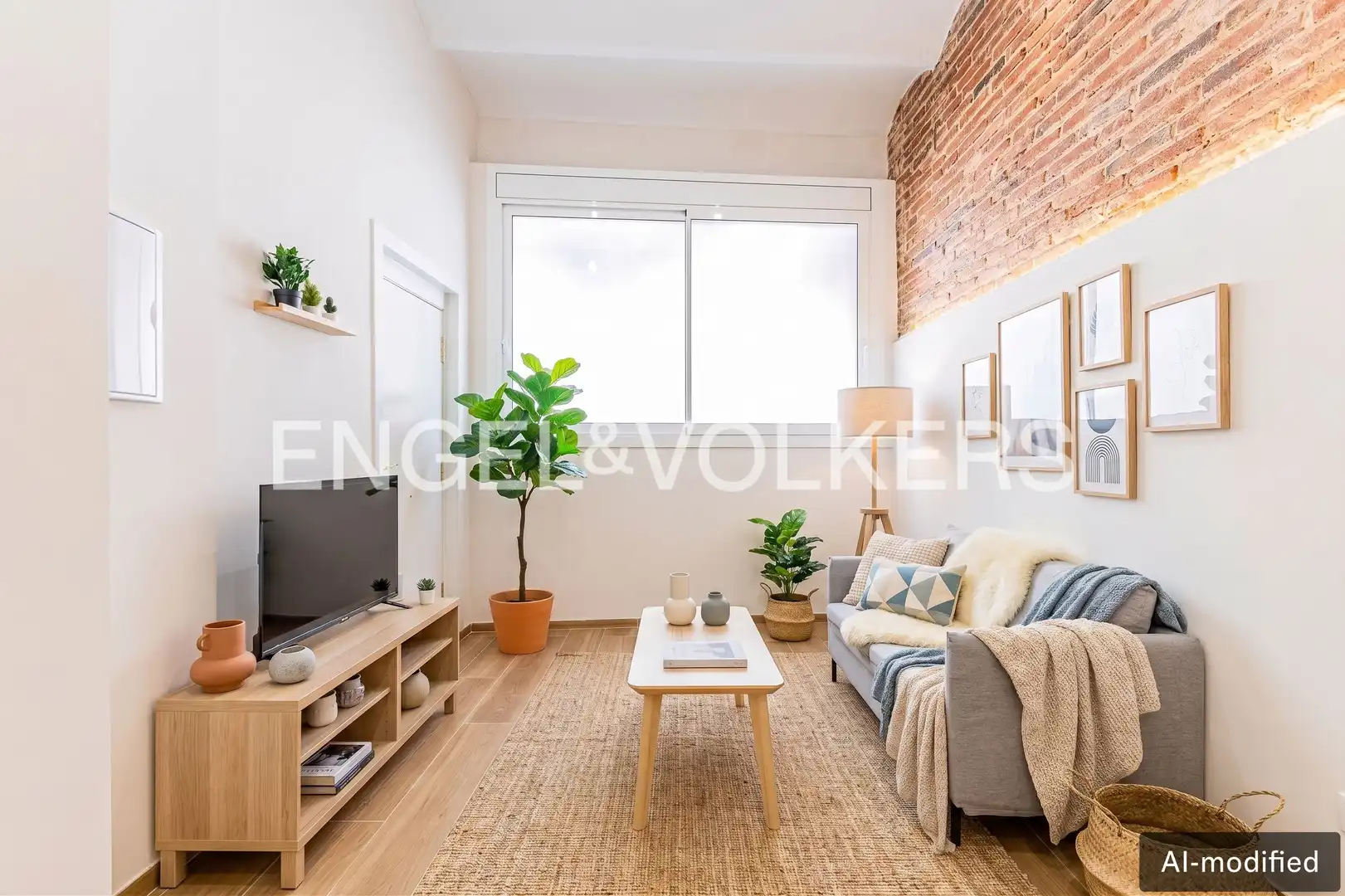 Sala d'estar de Apartament en venda en Barcelona amb Aire condicionat i Calefacció
