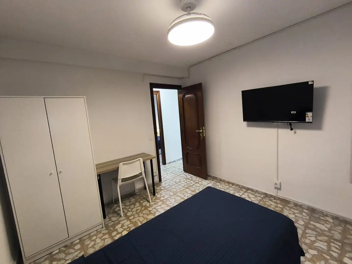 Schlafzimmer von Wohnung zur untervermieten in Leganés mit Heizung, Möbliert und Waschmaschine