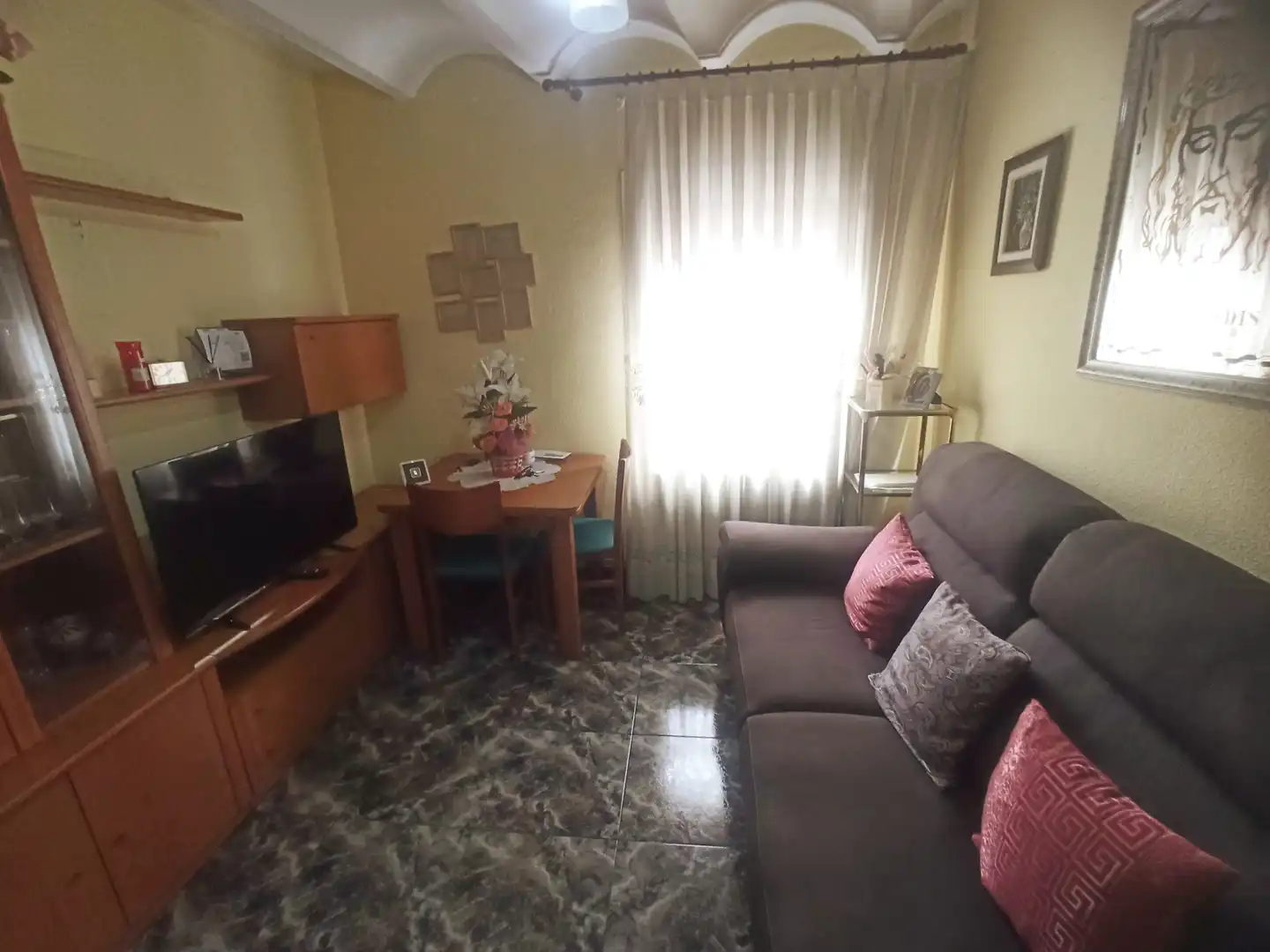 Wohnzimmer von Wohnung zum Verkauf in L'Hospitalet de Llobregat mit Klimaanlage, Heizung und Möbliert
