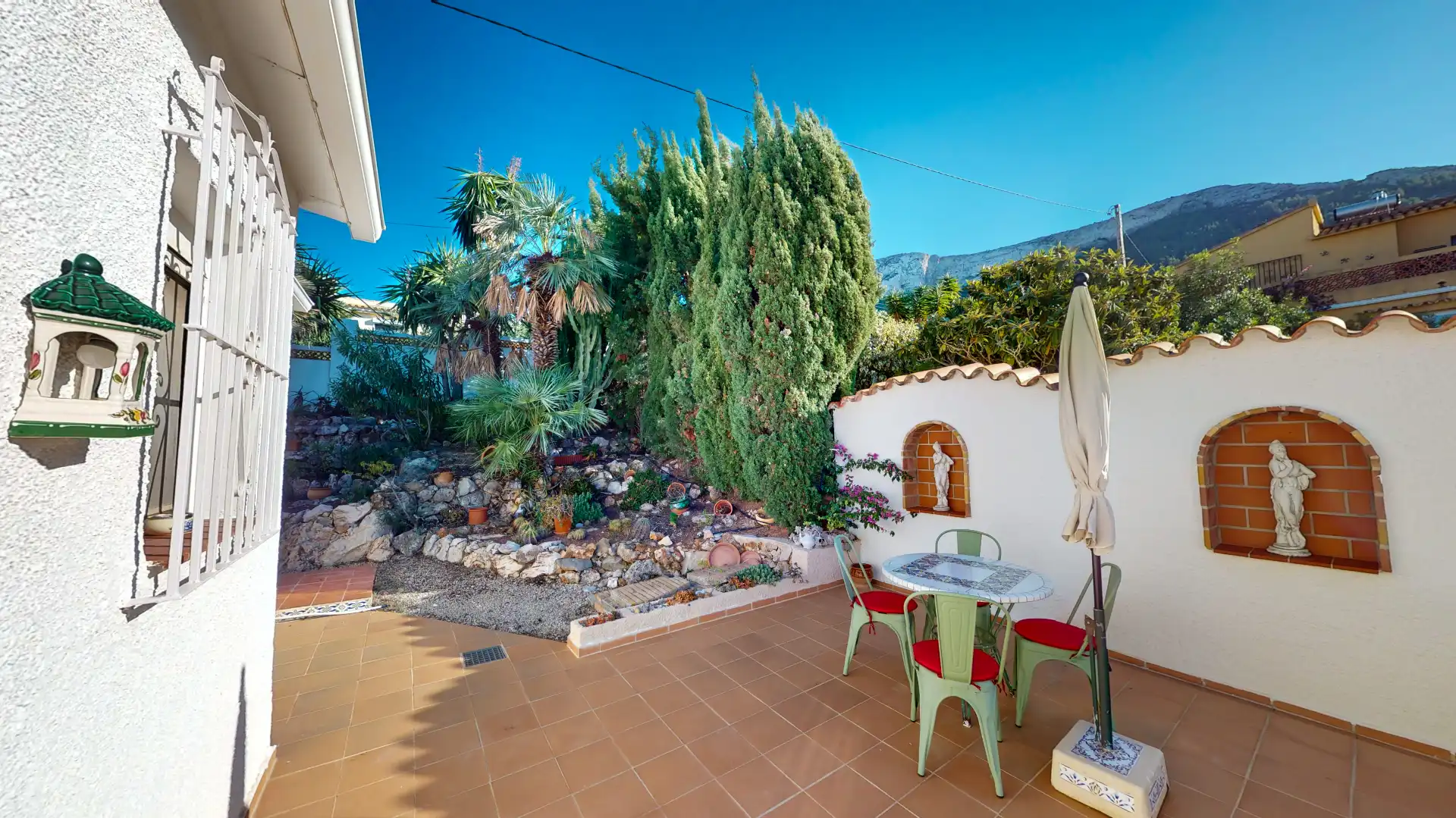 Jardín de Casa o chalet de alquiler en Dénia con Aire acondicionado, Calefacción y Terraza