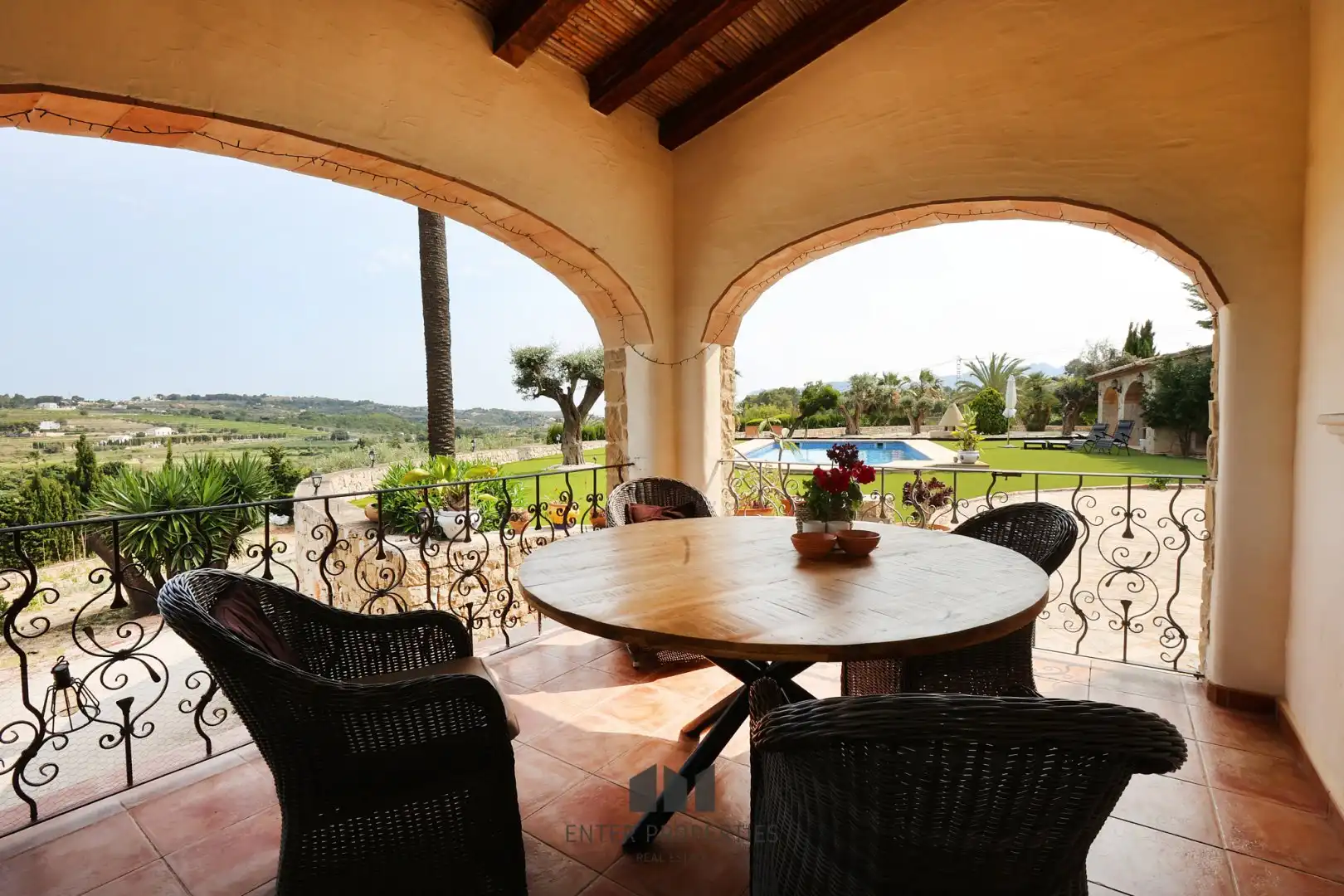 Terraza de Piso en venta en Benissa con Aire acondicionado, Calefacción y Piscina