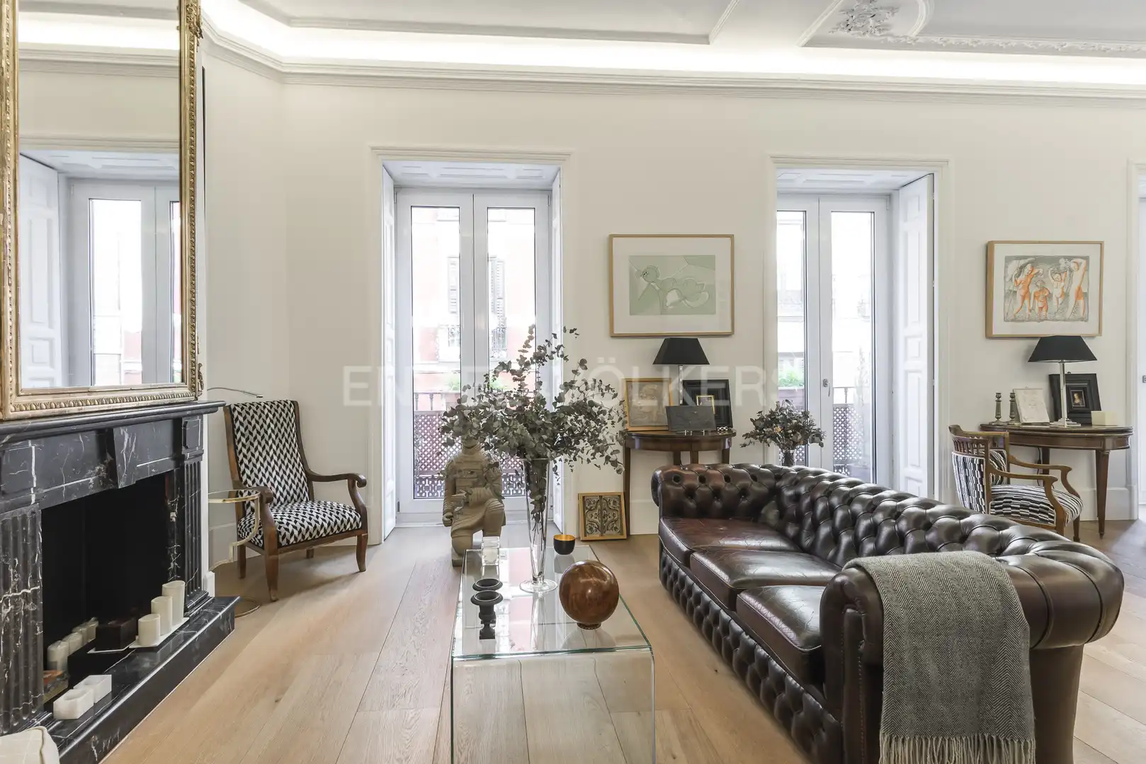 Living room of Flat for rent in Madrid  with Heating and Furnished