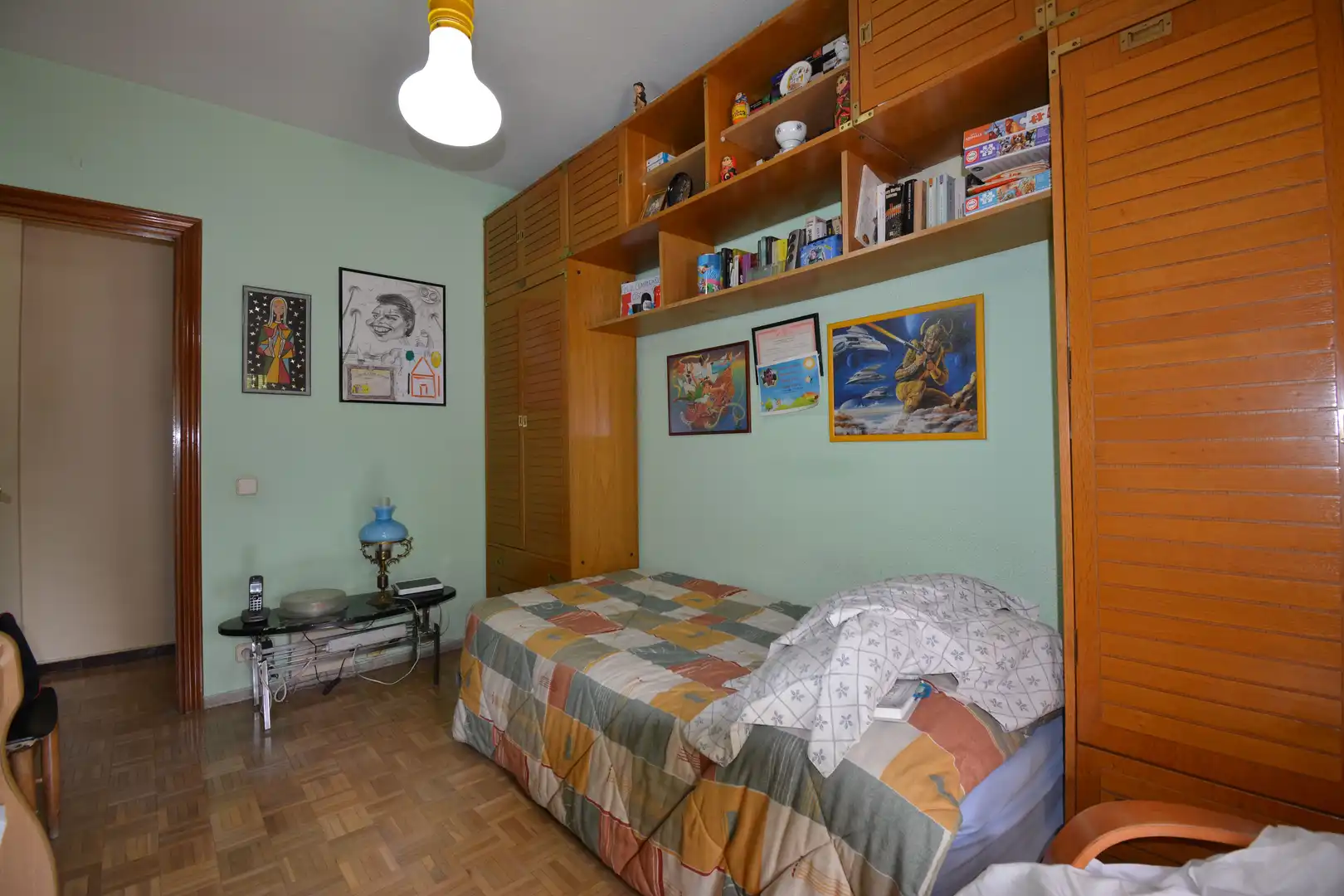 Schlafzimmer von Wohnung zum Verkauf in Madrid mit Terrasse und Möbliert
