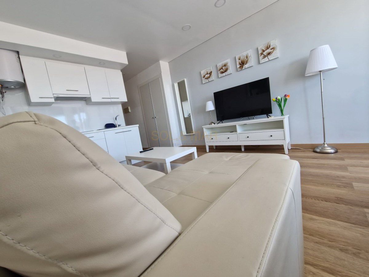 Sala d'estar de Estudi de lloguer en Torremolinos amb Aire condicionat